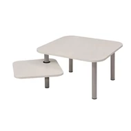 Asztal, kisméretű, ügyfélváró helyiségbe, ALBA "Zoe", fehér