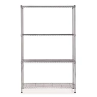 Polcrendszer, fém, 4 polc, 160x90x35 cm, ALBA Polcrendszer, fém, 4 polc, 160x90x35 cm, ALBA