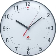 Falióra, 25 cm, ALBA "Classic", áttetsző szürke Falióra, 25 cm, ALBA "Classic", áttetsző szürke