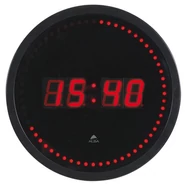 Falióra, LED kijelzős, 30 cm, ALBA "Horled", fekete Falióra, LED kijelzős, 30 cm, ALBA "Horled", fekete