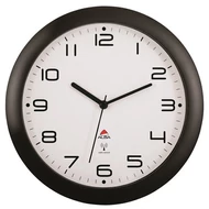 Falióra, rádióvezérlésű, 30 cm, ALBA "Hornewrc", fekete Falióra, rádióvezérlésű, 30 cm, ALBA "Hornewrc", fekete