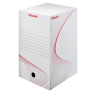 Archiváló doboz, A4, 200 mm, karton, ESSELTE "Boxy", fehér