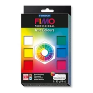 Gyurma készlet, 6x85 g, égethető, FIMO "Professional True Colours", 6 különböző szín Gyurma készlet, 6x85 g, égethető, FIMO "Professional True Colours", 6 különböző szín