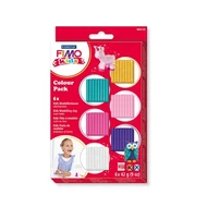 Gyurma készlet, 6x42 g, égethető, lányoknak, FIMO "Kids Color Pack", 6 különböző szín Gyurma készlet, 6x42 g, égethető, lányoknak, FIMO "Kids Color Pack", 6 különböző szín