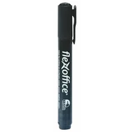 Alkoholos marker, 1,5 mm, kúpos, FLEXOFFICE "PM03", fekete