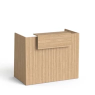 Recepciós asztal, 130x64,5 cm, MAYAH "Freedom SV-91", kőris Recepciós asztal, 130x64,5 cm, MAYAH "Freedom SV-91", kőris