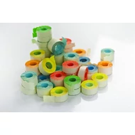 Árazógépszalag, 16x19 mm, fehér Árazógépszalag, 16x19 mm, fehér