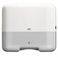 Kéztörlő adagoló, műanyag, H3 rendszer, TORK "Dispenser Hand Towel Zigzag", fehér