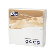 Szalvéta, 1/4 hajtogatott, arabesque mintával, TORK "Prémium", fehér