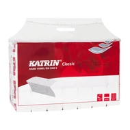 Kéztörlő, Z hajtogatott, 2 rétegű, KATRIN, fehér