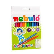 Filctoll készlet, 1 mm, NEBULÓ, 12 különböző szín