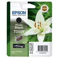 T05914010 Fotópatron StylusPhoto R2400 nyomtatóhoz, EPSON fekete, 13ml (eredeti)