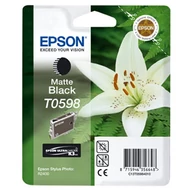 T05984010 Tintapatron StylusPhoto R2400 nyomtatóhoz, EPSON matt fekete, 13ml (eredeti)