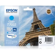 T70224010 Tintapatron WorkForce Pro 4015, 4095, 4525 nyomtatókhoz, EPSON kék, 21,3 ml (eredeti)