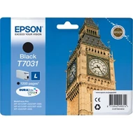 T70314010 Tintapatron Workforce Pro 4000, 4500 sorozat nyomtatókhoz, EPSON fekete, 24 ml (eredeti)