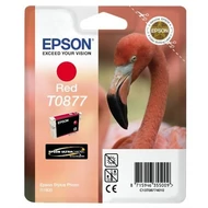 T08774010 Tintapatron StylusPhoto R1900 nyomtatóhoz, EPSON piros, 11,4ml (eredeti)
