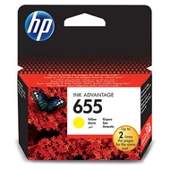 CZ112E Tintapatron Deskjet Ink Advantage 3520 sor nyomtatókhoz, HP 655 sárga, 600 oldal (eredeti)