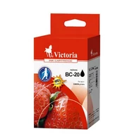 20 Tintapatron és fej BJC-2000, 2100 nyomtatókhoz, VICTORIA fekete, 44ml (kompatibilis)