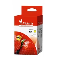 521Y Tintapatron Pixma iP3600, 4600, MP540 nyomtatókhoz, VICTORIA sárga, 9ml (kompatibilis)