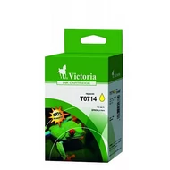 T0714 Tintapatron Stylus D78, D92, D120 nyomtatókhoz, VICTORIA sárga, 5,5ml (kompatibilis)