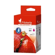 551 Tintapatron Pixma iP7250, MG5450 ,MG6350 nyomtatókhoz, VICTORIA vörös, 11ml (kompatibilis)