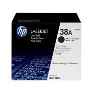 Q1338D Lézertoner LaserJet 4200 nyomtatóhoz, HP fekete, 2*12k (eredeti)