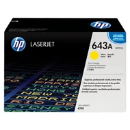 Q5952A Lézertoner ColorLaserJet 4700 nyomtatóhoz, HP 643A sárga, 10k (eredeti)