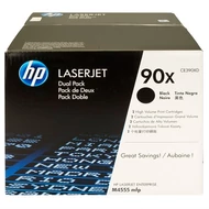 CE390XD Lézertoner LaserJet M4555MFP nyomtatóhoz, HP fekete, 2*24k (eredeti)