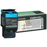 540H1CG Lézertoner C540, 543, 544 nyomtatókhoz, LEXMARK kék, 2k (return) (eredeti)