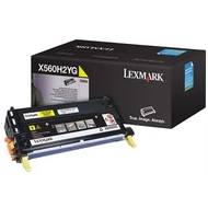 560H2YG Lézertoner X560n nyomtatóhoz, LEXMARK sárga, 10k (eredeti)