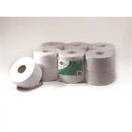 Toalettpapír, 2 rétegű, 125 m, 19 cm átmérő,  "Jumbo", fehér