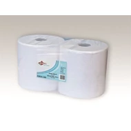 Kéztörlő, tekercses, 2 rétegű, "Force" fehér