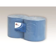 Kéztörlő, tekercses, 3 rétegű, "Force" kék