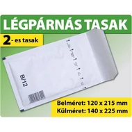 LÉGPÁRNÁS TASAK FEHÉR W2 BORÍTÉK B/12 10000 DARAB LÉGPÁRNÁS TASAK FEHÉR W2 BORÍTÉK B/12 10000 DARAB