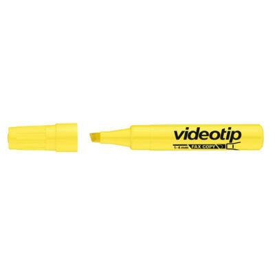 Szövegkiemelő, 1-4 mm, ICO "Videotip", sárga