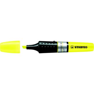 Szövegkiemelő, 2-5 mm, STABILO "Luminator", sárga