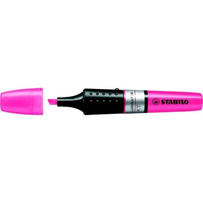 Szövegkiemelő, 2-5 mm, STABILO "Luminator", rózsaszín