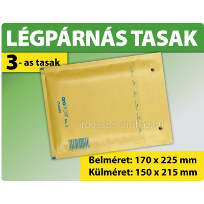 LÉGPÁRNÁS TASAK BARNA W3 BORÍTÉK C/13