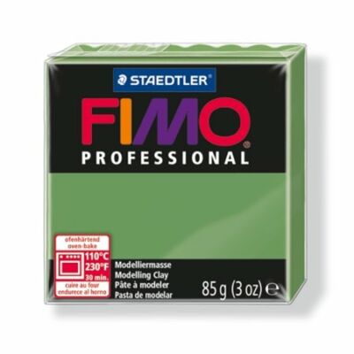 Gyurma, 85 g, égethető, FIMO "Professional", levél zöld