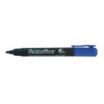 Alkoholos marker, 1,5 mm, kúpos, FLEXOFFICE "PM03", kék