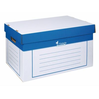 Archiváló konténer, 320x460x270 mm, karton, VICTORIA (2db/csomag)