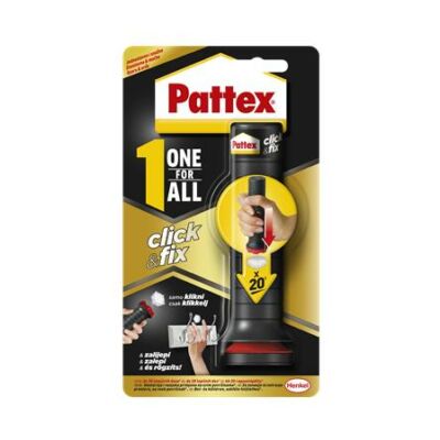 Ragasztó, szerelési, 30 g, HENKEL "Pattex One For All Click&Fix"
