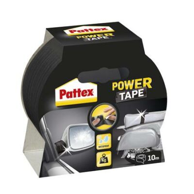 Ragasztószalag, 50 mm x 10 m, HENKEL "Pattex Power Tape", fekete
