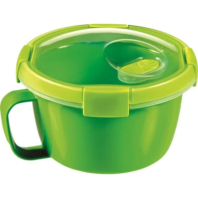 Ételtartó, 0,9l, CURVER, "Smart to go", zöld