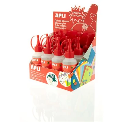 Ragasztó, szilikon, APLI, 100 ml