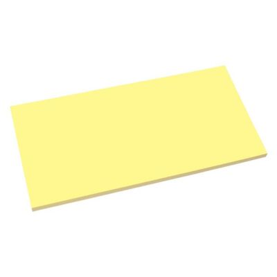 Öntapadó jegyzettömb, elektrosztatikus, 100x200 mm, 100 lap, SIGEL, sárga