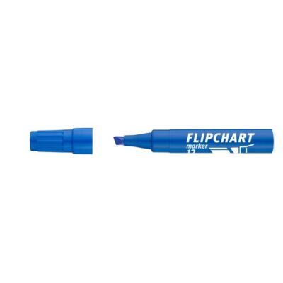 Flipchart marker, 1-4 mm, vágott, ICO "Artip 12", kék