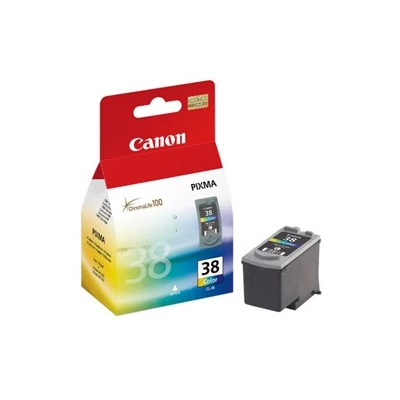 CL-38 Tintapatron Pixma iP1800, 2500, MP210 nyomtatókhoz, CANON színes, 3*3ml (eredeti)