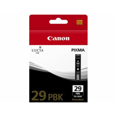 PGI-29 Fotópatron Pixma Pro1 nyomtatóhoz, CANON fekete, 36ml (eredeti)