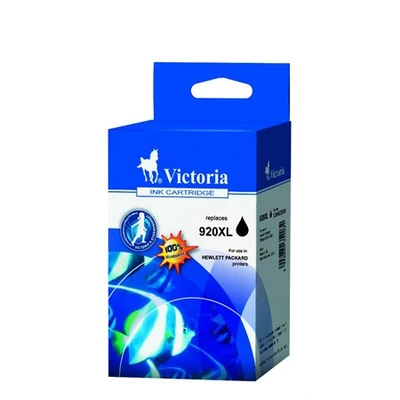 920XL Tintapatron OfficeJet 6000, 6500 nyomtatókhoz, VICTORIA fekete, 49ml (kompatibilis)